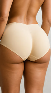 Seamless Padded Butt Enhancer - Beige